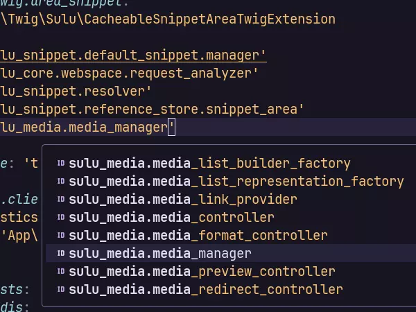 service-autocompletion